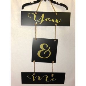 📌You and me wall hanging